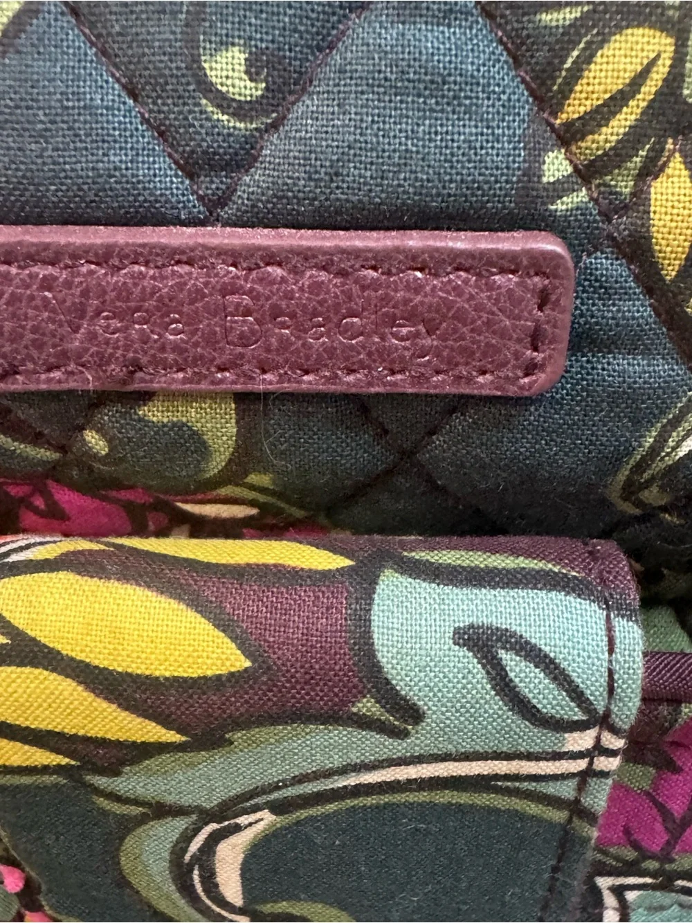 Vera Bradley Multicolor Floral Quilted Baby Diaper Bag